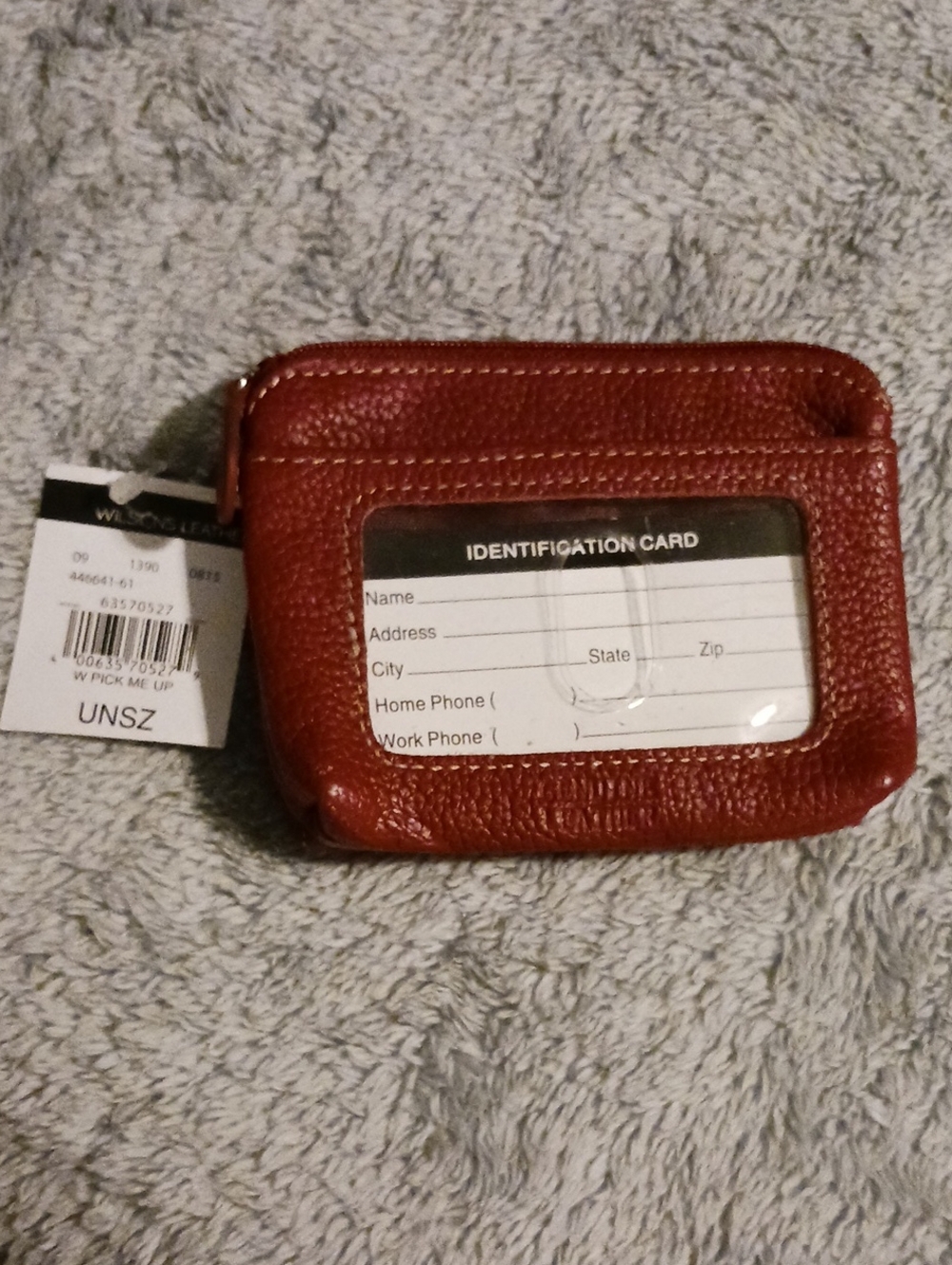 New Wilson Leather Full Pocket Size Wallet